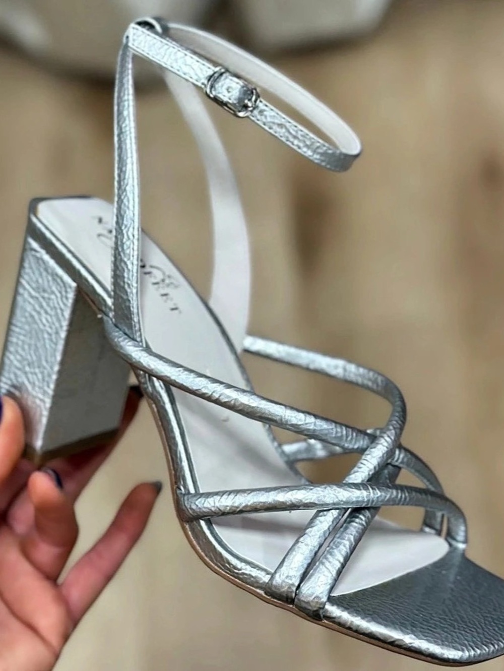 Naked Feet Mood Sandal Silver